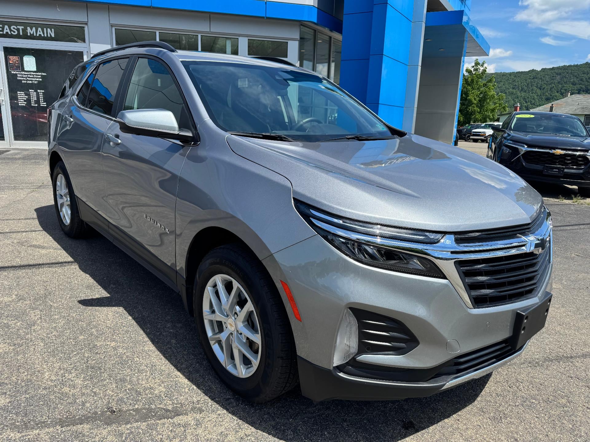 2024 Chevrolet Equinox LT in Sterling Gray Metallic — front three-quarter view