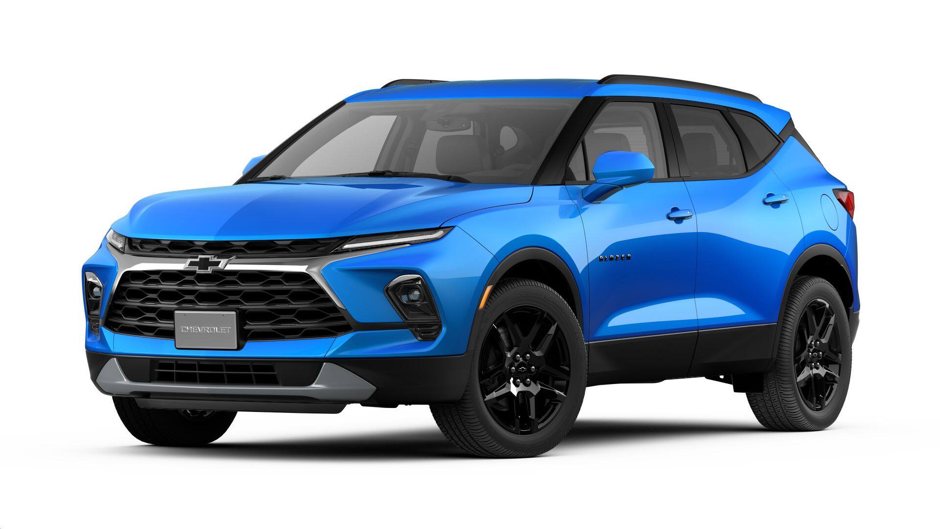 2026 Chevrolet Blazer 2LT in Riptide Blue Metallic — front three-quarter view