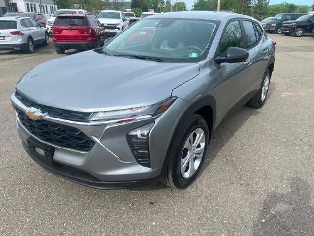 2026 Chevrolet Trax LS in Sterling Gray Metallic — front three-quarter view